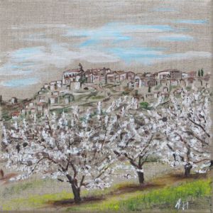 Voir le détail de cette oeuvre: Nos cerisiers en fleurs , Gordes